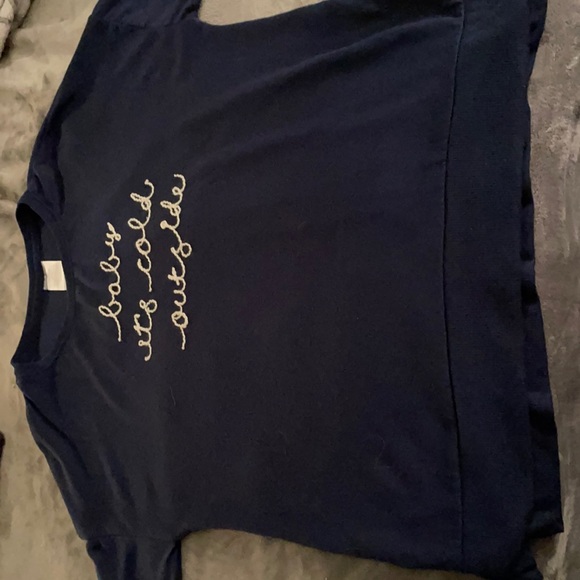 NWOT Women’s Large Long Sleeve (SOFT) “Baby It’s Cold Outside” shirt - Picture 1 of 1